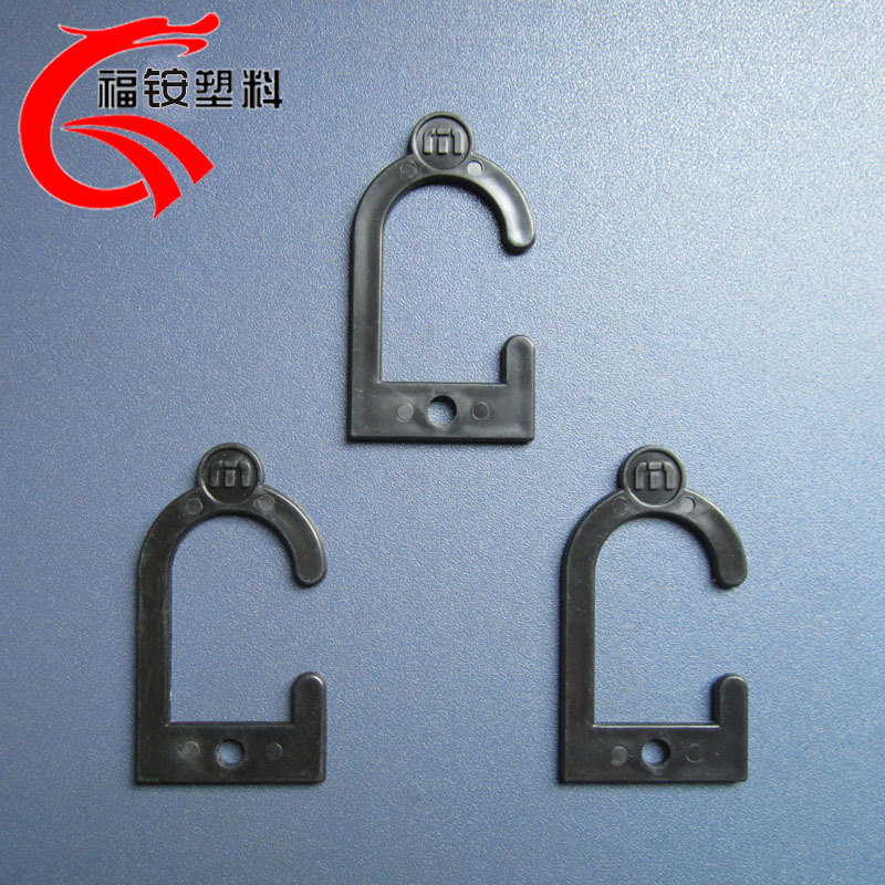 厂家供应黑色塑料挂钩 外贸挂钩 商品展示吊钩 纸盒钩子