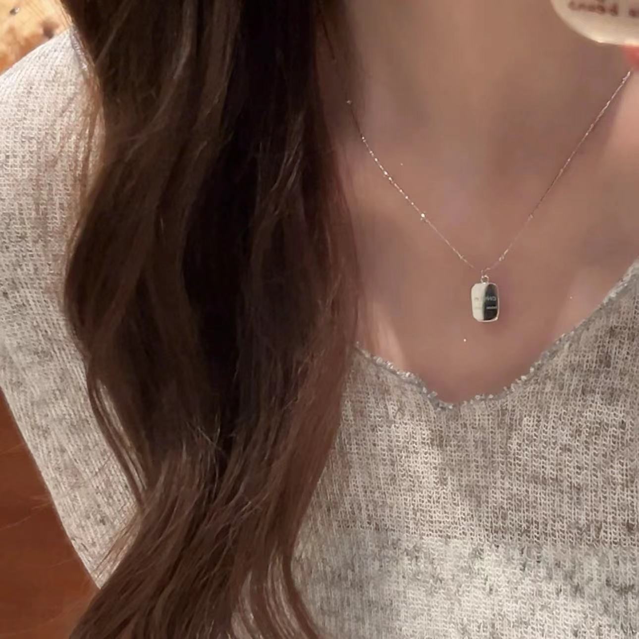 Necklace with letters