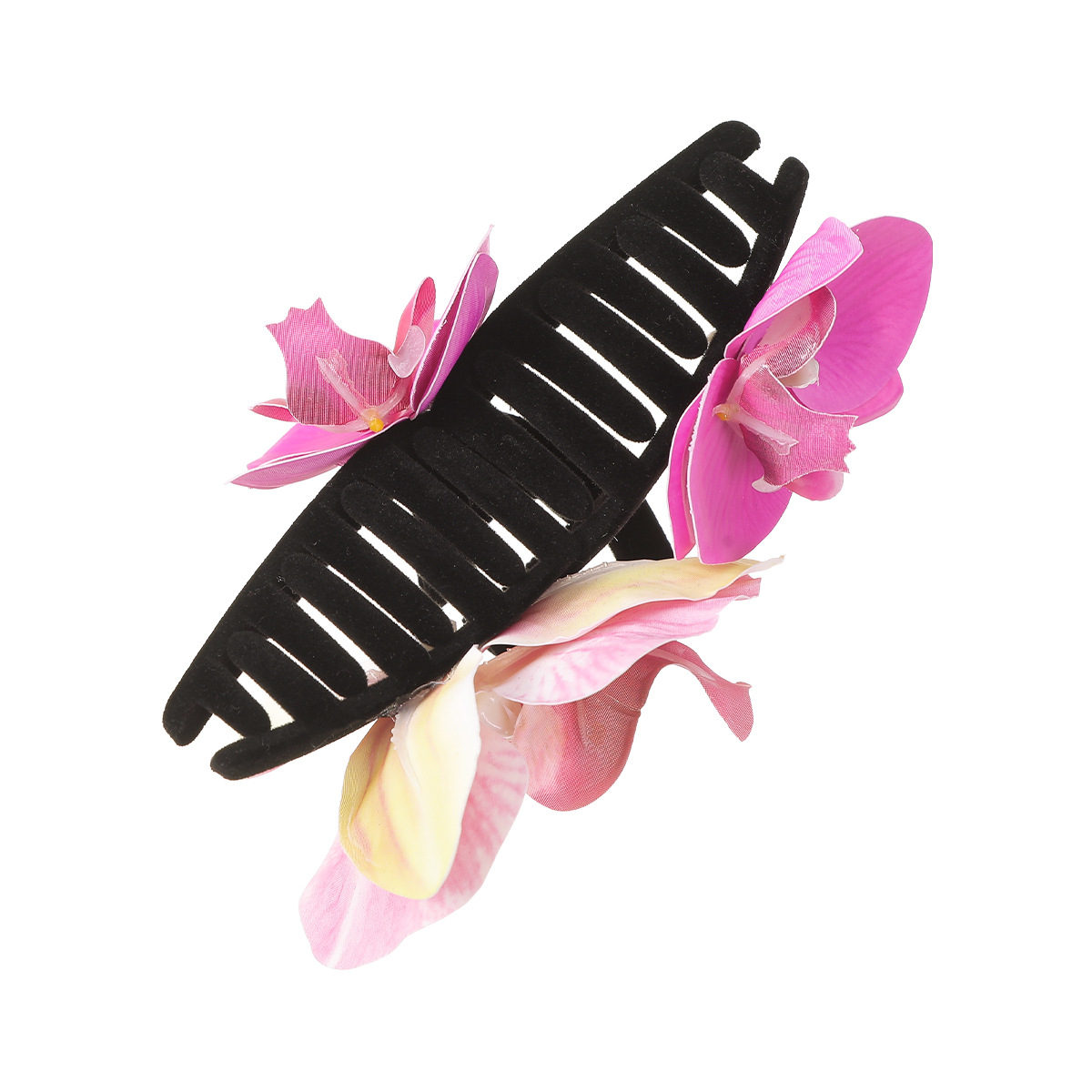 90g Weight Hair Claws Hair Accessories Type 1 Piece Quantity Date, Tea Party Occasion Mixed materials Material Flower Pattern All Seasons Season Women's Gender Sweet Style Sweet Women's Flower Mixed Materials Hair Claws 3