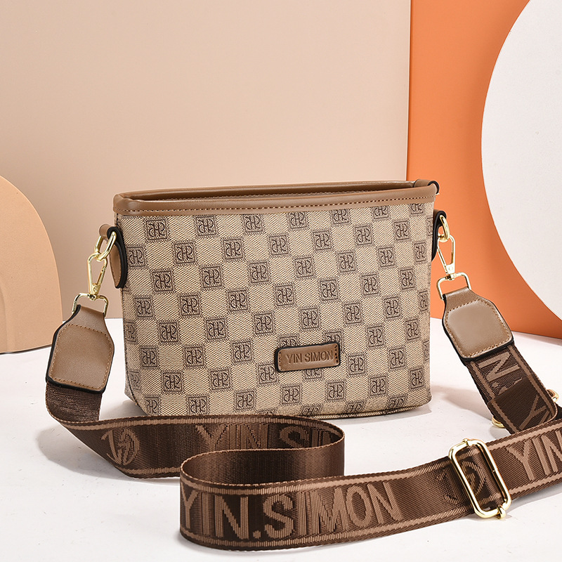 Bags for Women 2025 New High-End Women's Shoulder Crossbody Bag Pu Fashion Small Square Bag Dumpling Bag Women's Bag Export