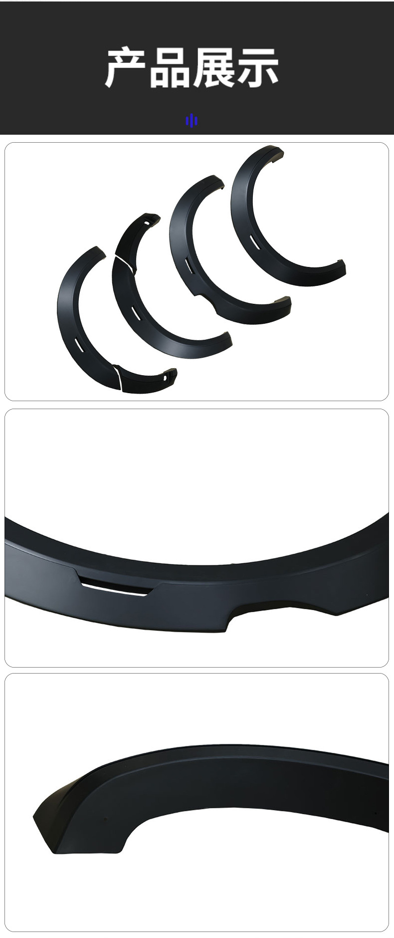 Suitable for Ford Ranger T7/T8 Wide-Body Models with Lighted Wheel Arches, High-End Wheel Arch Fenders, and Pickup Exterior Trim
