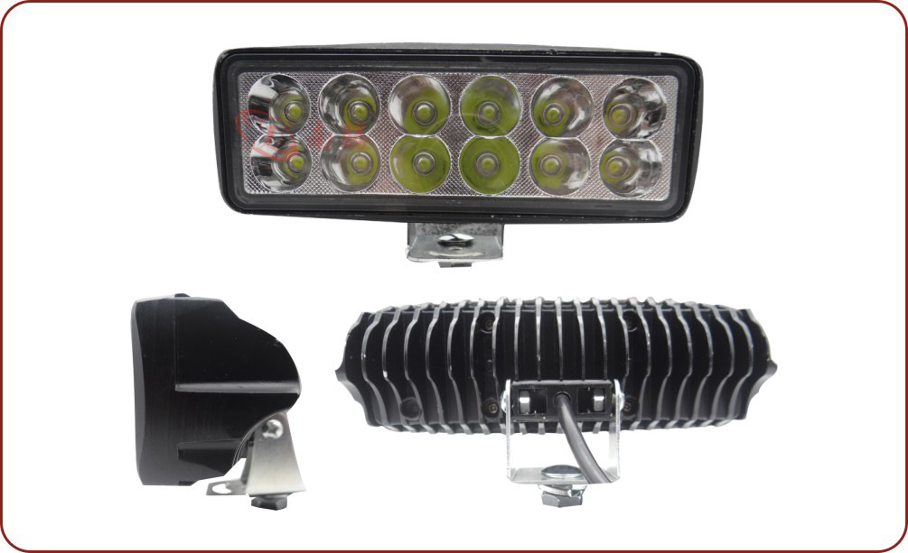 Luz de trabajo LED cuadrada de 4 pulgadas y 36W, luz para coche, foco para vehículo todoterreno, barra de luz para motocicleta, luz de alto brillo