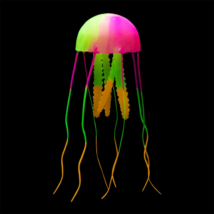 Fluorescence realistic coral silicone aquarium decor