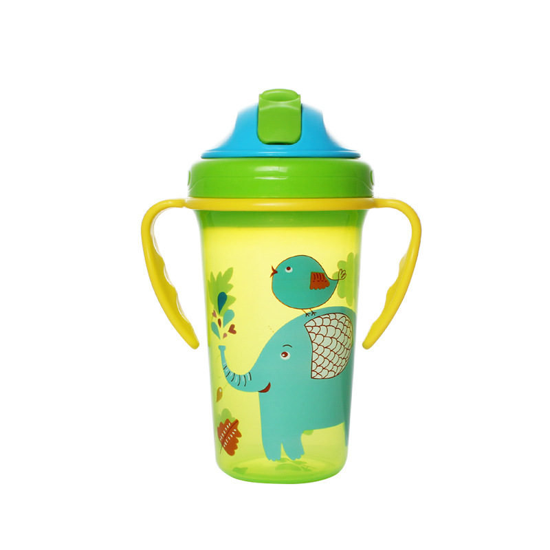 Fabricante de origen Taza de agua para niños Taza de pico de pato Taza de paja Taza de plástico Taza de agua 360 Serie completa de tazas para bebés