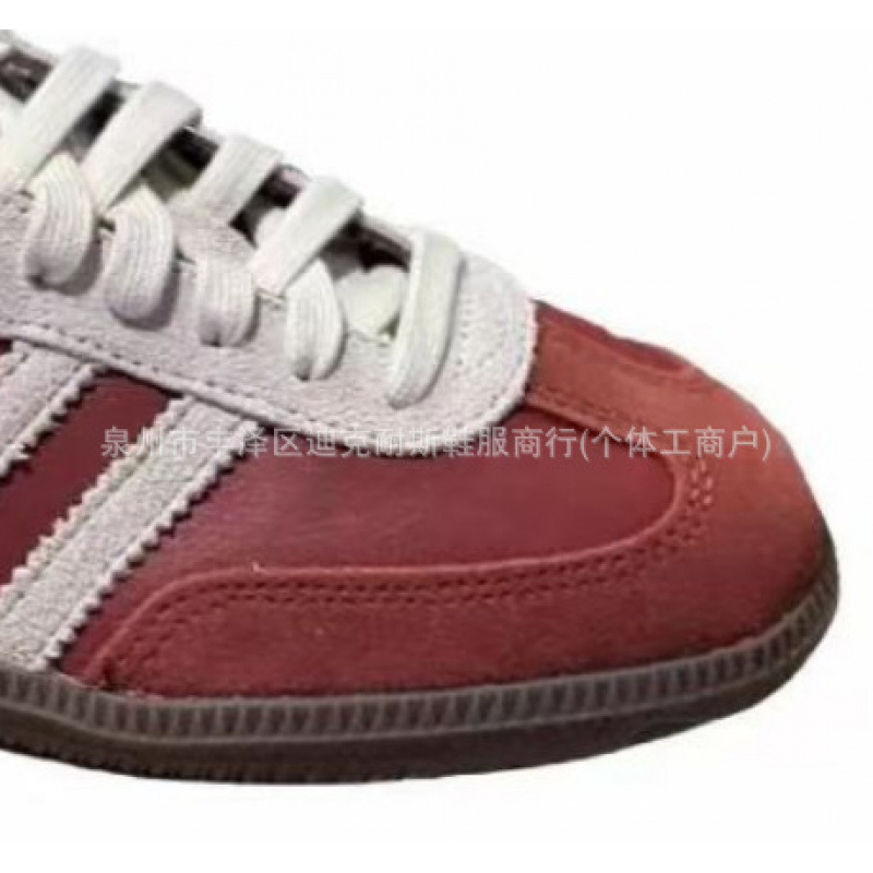 Zapatos de Putian, versión alta Samba, diseño original, Año de la Serpiente, zapatillas versátiles de suela gruesa que aumentan la altura, de color rojo para el campus, modernas y versátiles.