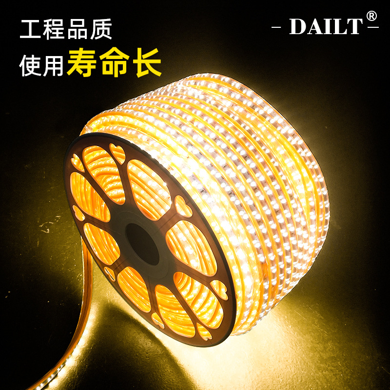 Tira de Luz LED Flexible de Alta Tensión 220V 2835 Impermeable para Interiores y Exteriores image 3