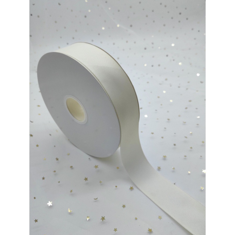Beige poliéster brillante cinta de algodón arco accesorios tocado cinta bolsa caja de regalo fábrica de embalaje en stock al por mayor