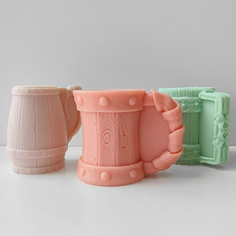 Jiahuimei vela molde nueva taza forma aromaterapia vela molde ins vela yeso decoración abrasivo herramienta