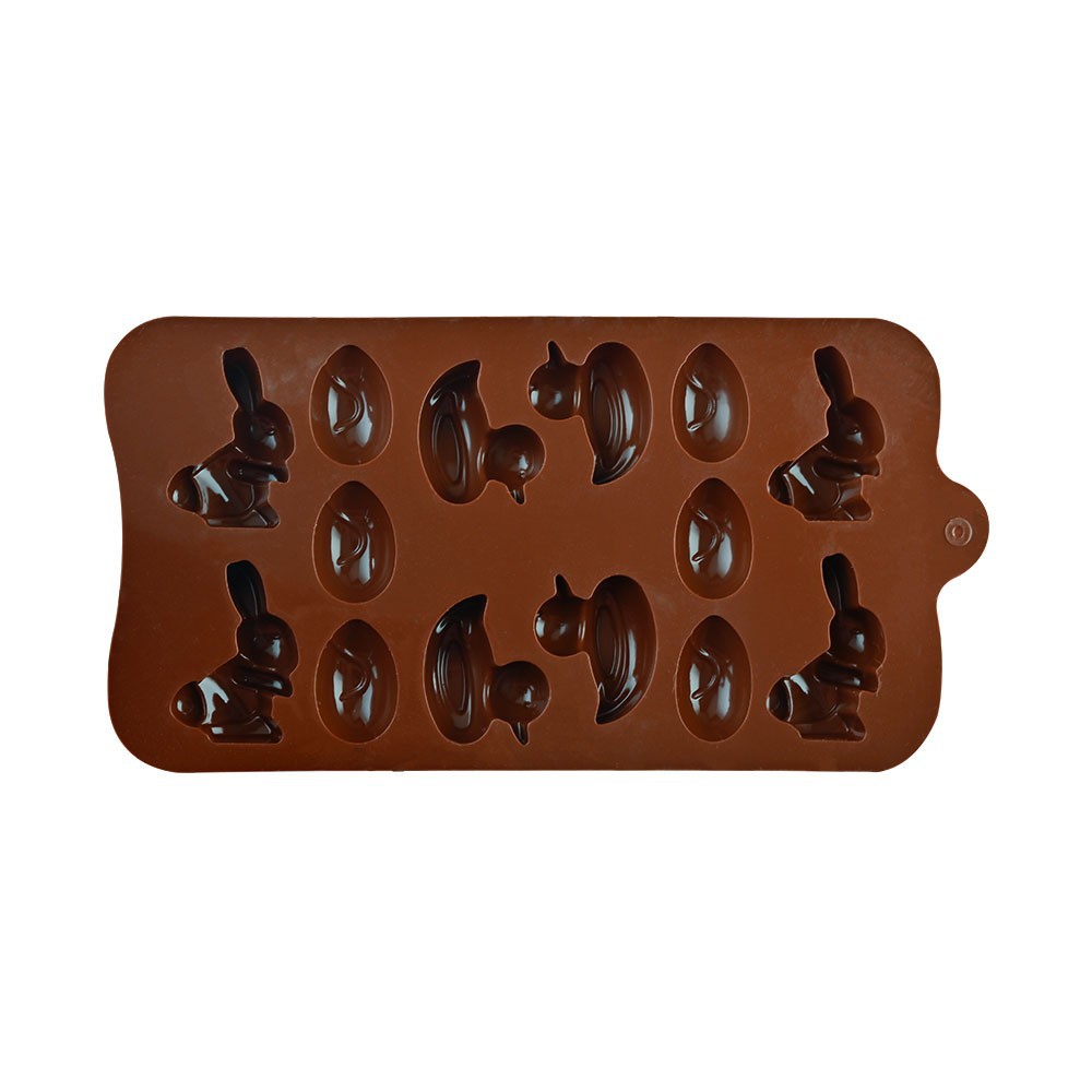 Animal Easter Chocolate Mold Duck Baking Mold Rabbit Jelly Shape