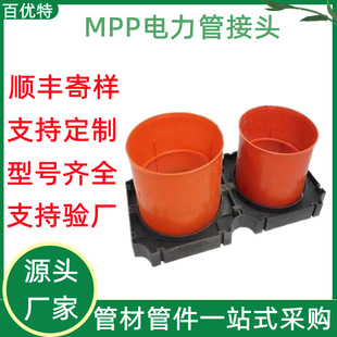 Baiyoute Customized Power Threading Pipe Direct Head 50-250 Caliber Extended Direct Orange Power Pipe Hoop