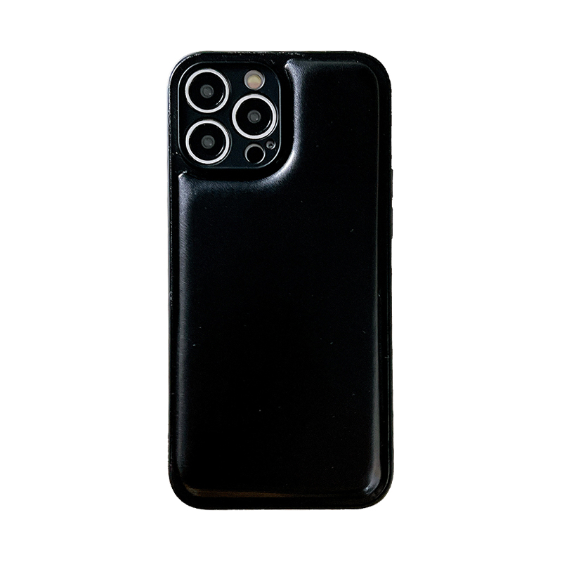 新款ins极简纯色适用iPhone15promax苹果14手机壳11新款12皮质13|undefined