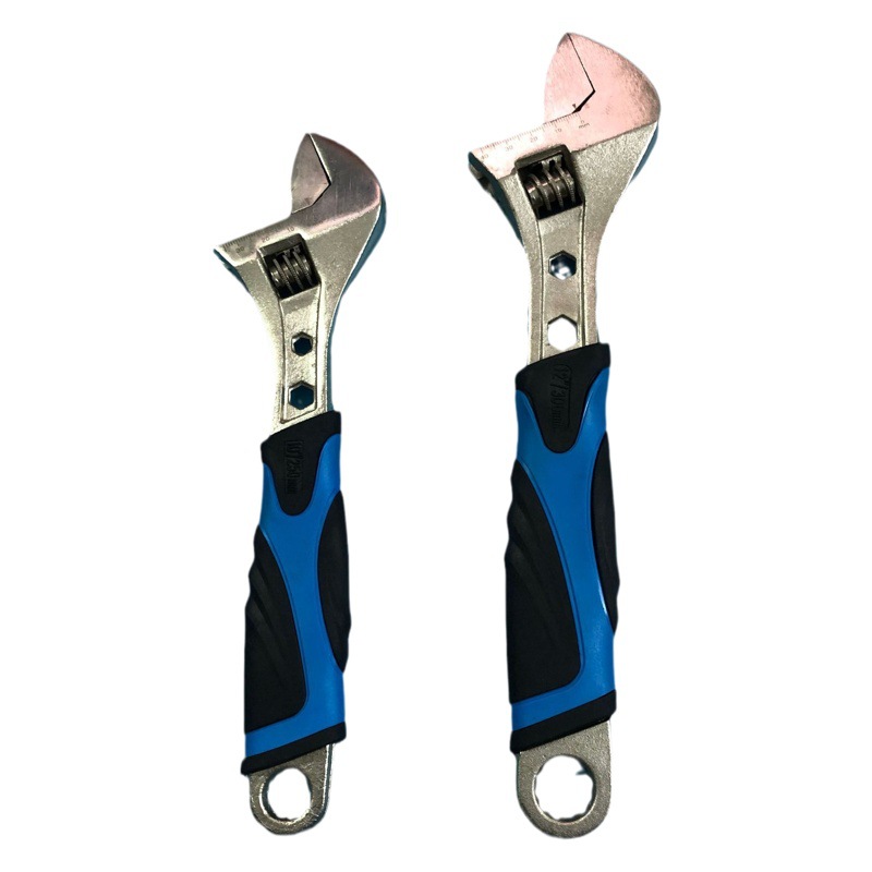 FUENTE fabricante recubierto de plástico llave ajustable mango llave ajustable