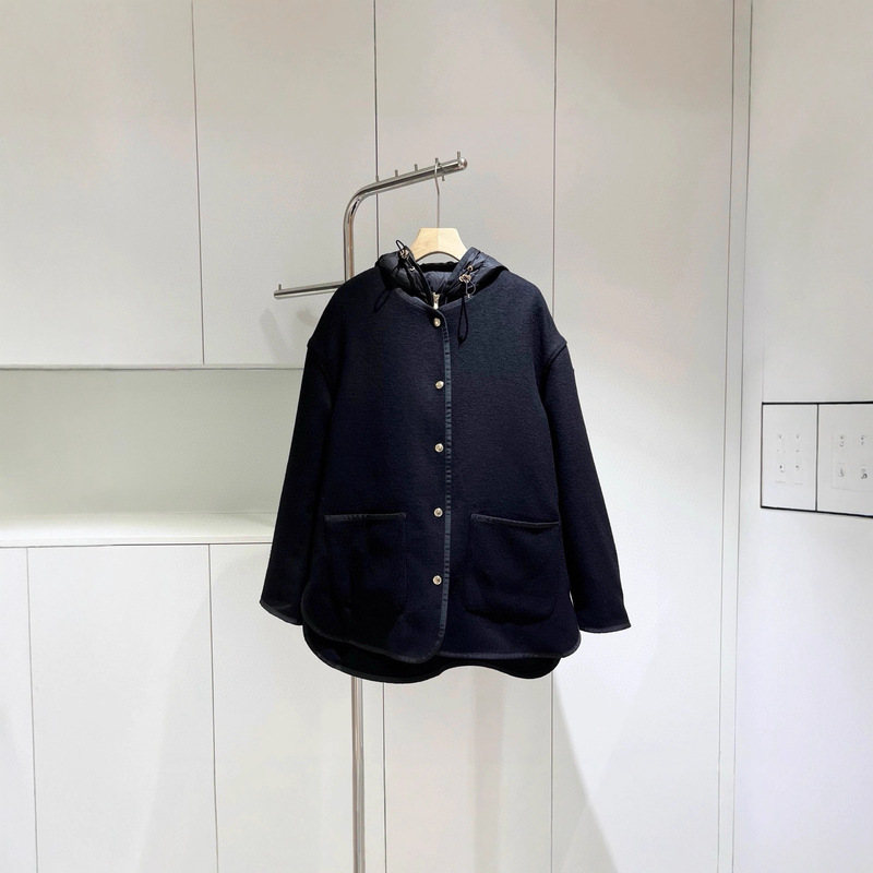 Cabinet-Level Quality! 2025 New Autumn and Winter m Family Three-In-One Removable Liner Cashmere Short down Jacket