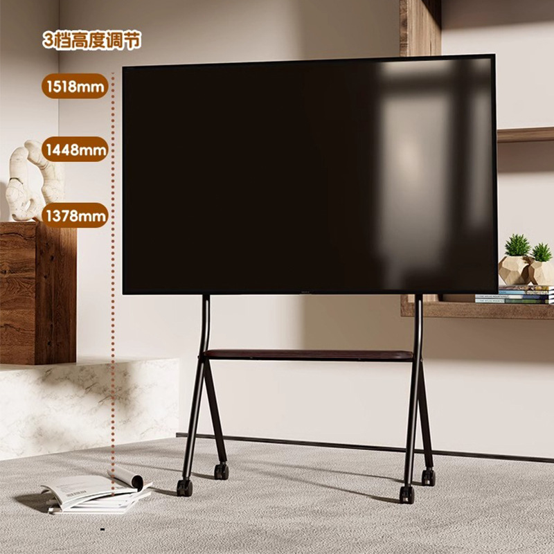 ユニバーサル可動テレビスタンドフロアスタンドホイール付き家庭用 Xiaomi Hisense TCL ハンガーに適しています|undefined