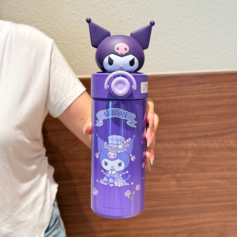 三丽鸥HelloKitty保温杯大容量杯子女生高颜值可爱吸管水杯新款|undefined