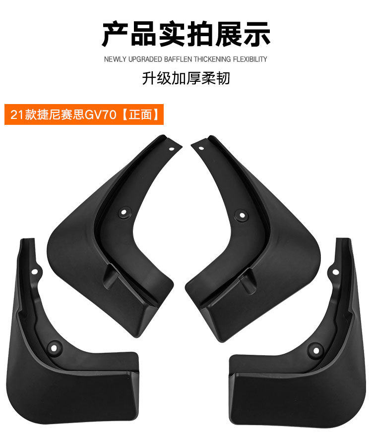 Suitable for Genesis Genesis GV70 2021-2024 foreign trade cross-border automobile tire fender leather