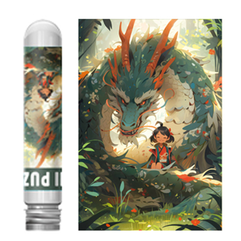 Mini tubo de ensayo rompecabezas adulto 150 unidades papel conveniente juguetes educativos para niños paisaje regalo cumpleaños creativo