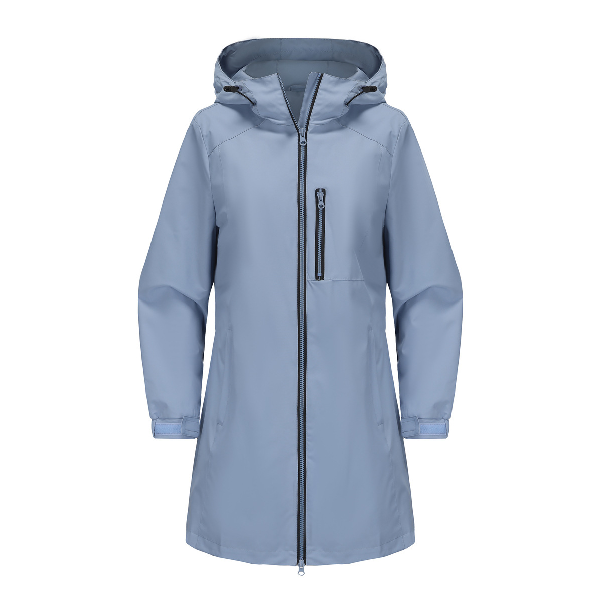 Vêtements pour femmes sports de plein air coupe-vent hydrofuge veste à capuche à manches longues pour femmes printemps et automne veste ample décontractée coupe-vent_voghion.com