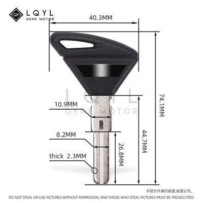 /GPR150 chip key – Motorcycle Key