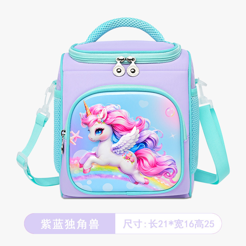 Cross-Border Kidsren's Large-Capacity Lunch Bag Lunch Bag Office Worker with Lunch Box Handbag Export Lunch Bag