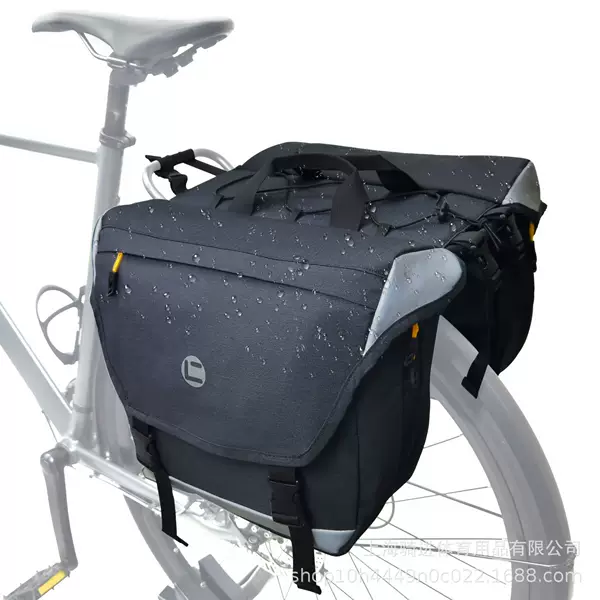 Bicycle Bag Bicycle Pannier Bag Expansion Bicycle Shelf Bag Large Capacity Cycling Double Side Bag Cross-Border Hot Style