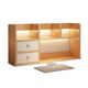 Desktop shelf desk bookshelf desk storage locker simple cabinet Home Office multi-layer small bookcase