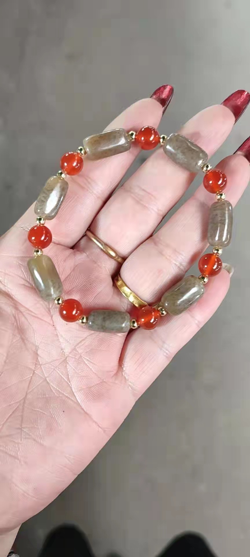 厂家批发量大从优南阳独山玉手链爆款网红