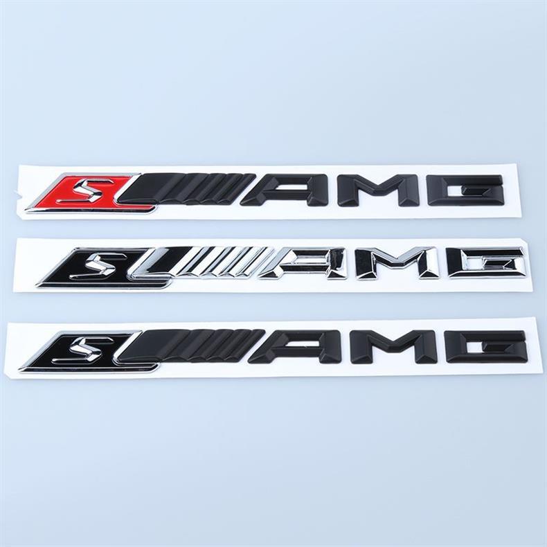 Mercedes-Benz AMG C-Class E-Class S-Class rear emblem CLA GLA GLC GLE modified car sticker lettering trunk lid badge