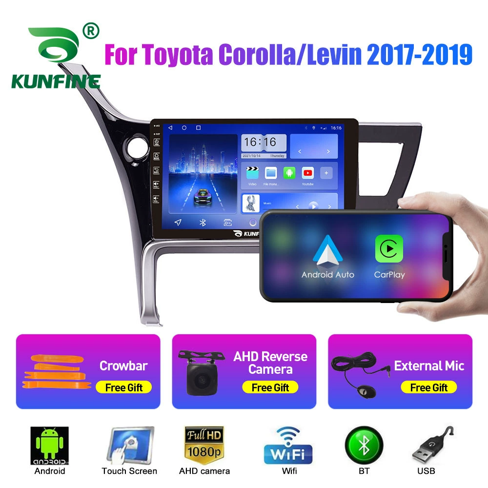 [Подходит для Toyota Corolla 2017-2019 Android навигатор с камерой заднего вида автомобильный головной блок]