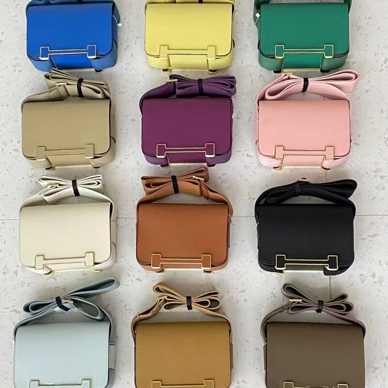 Clogs bag women's new genuine leather light luxury women's bag goat pattern fashion high-grade shoulder messenger bag men's bag luggage batch Clogs bag women's new genuine leather light luxury women's bag goat pattern fashion high-grade shoulder messenger bag men's bag luggage batch