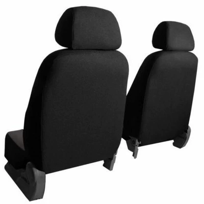Universal seat cover: Set Double-Line Quilted Embroidery Leather