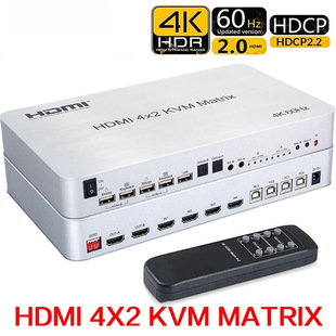 �羳���NHDMI KVM���M�������4K60hz֧�ֹ��w���l����I�P�ГQ��