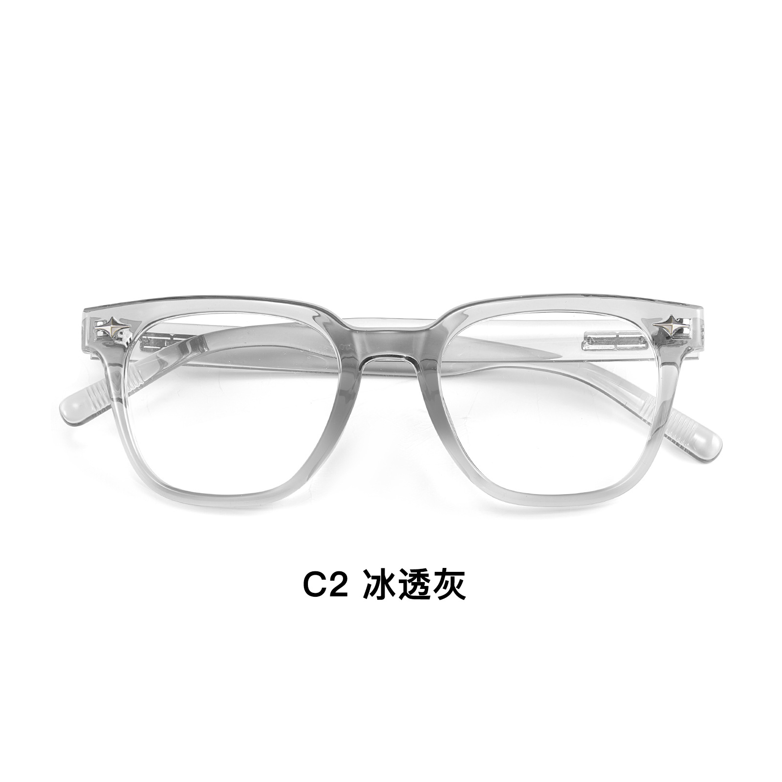 GM es el mismo yuanqi pequeño marco negro red TR anti-luz azul plano marco de gafas en una base de nariz no comprime la nariz Danyang gafas