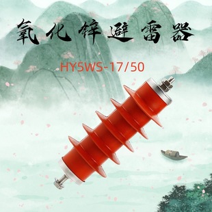 10KV Outdoor Silicone Arrester HY5WS-17/50 High Voltage Composite Zinc Oxide Arrester Distribution Type
