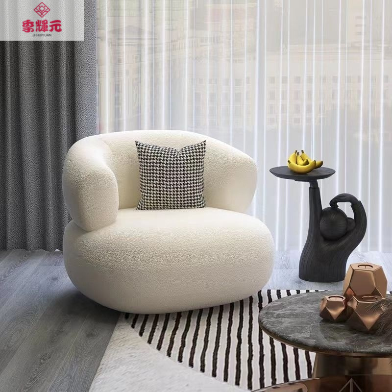 Lamb Wool Italian Lazy Chair Cute Girly Living Room Chair Bedroom Nordic Leisure Sofa Light Luxury Single Internet Celebrity Lamb Wool Italian Lazy Chair Cute Girly Living Room Chair Bedroom Nordic Leisure Sofa Light Luxury Single Internet Celebrity