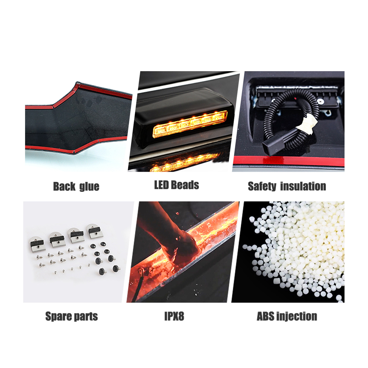 TXR es adecuado para Dodge RAM1500, accesorios especiales para marquesina de modificación de bloque de grava de automóvil Bonnet Guard