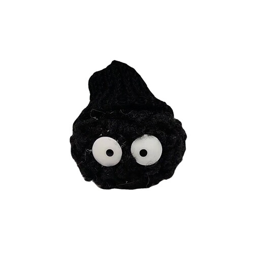 Crocs small briquettes keychain plush pendant cartoon knitted wool hat accessories mobile phone case DIY accessories
