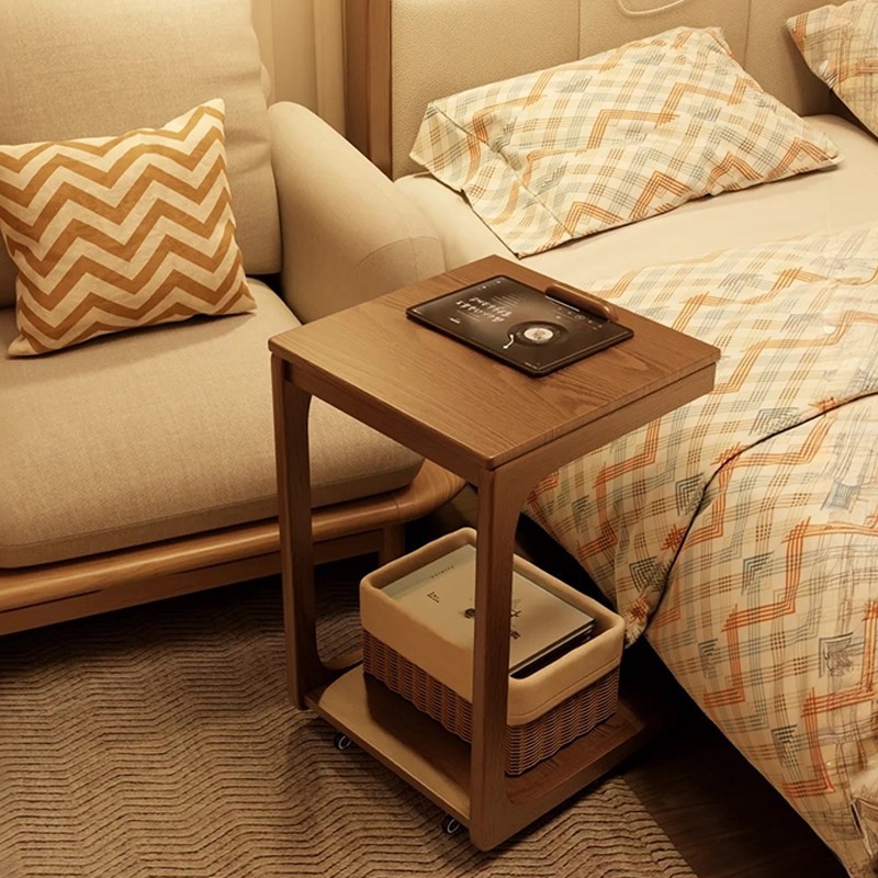 Bedside Table Movable Bedside Table Bedroom Home Bedside Storage Rack Niche Design Small Apartment Bedside Table