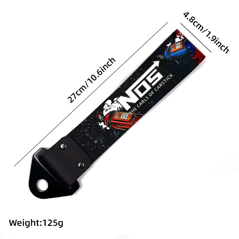 Automóvil modificado JDM cultura impresión digital remolque con parachoques labios decoración de cuerda de tracción cola garganta flotadora transfronteriza