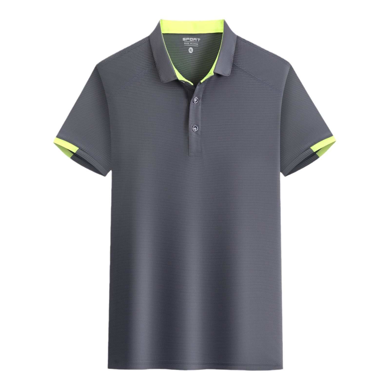 Camisa de polo de secado rápido ropa de clase personalizada camisa de publicidad collar de pie ropa de secado rápido patrón de impresión