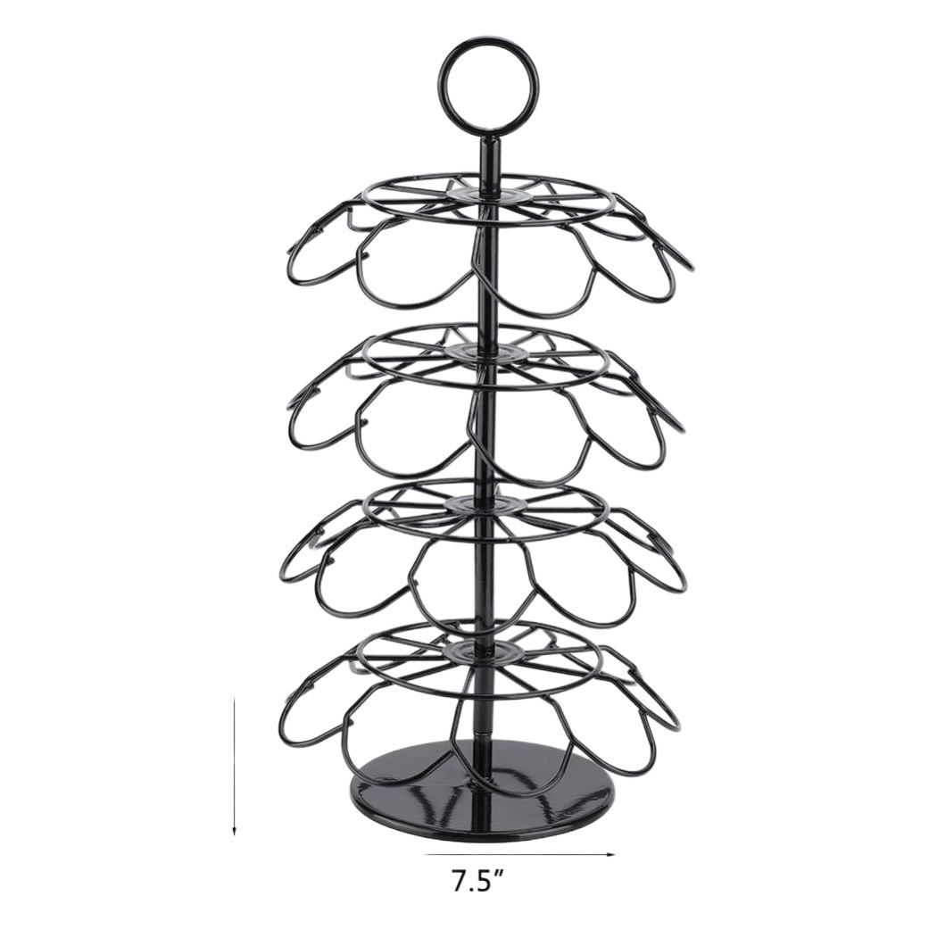 OASISWJ Asamblea Creativa giratoria de café cápsula rack puede almacenar K-CUP/Dolce Gusto/36 Unids