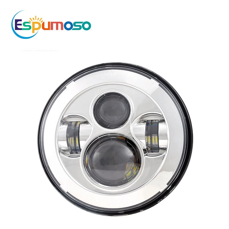 Водительское и мотоциклом модифицированное Wrangler 7-дюймов ангел глаз LED75W большой головной свет рабочий свет ночное видение передний свет