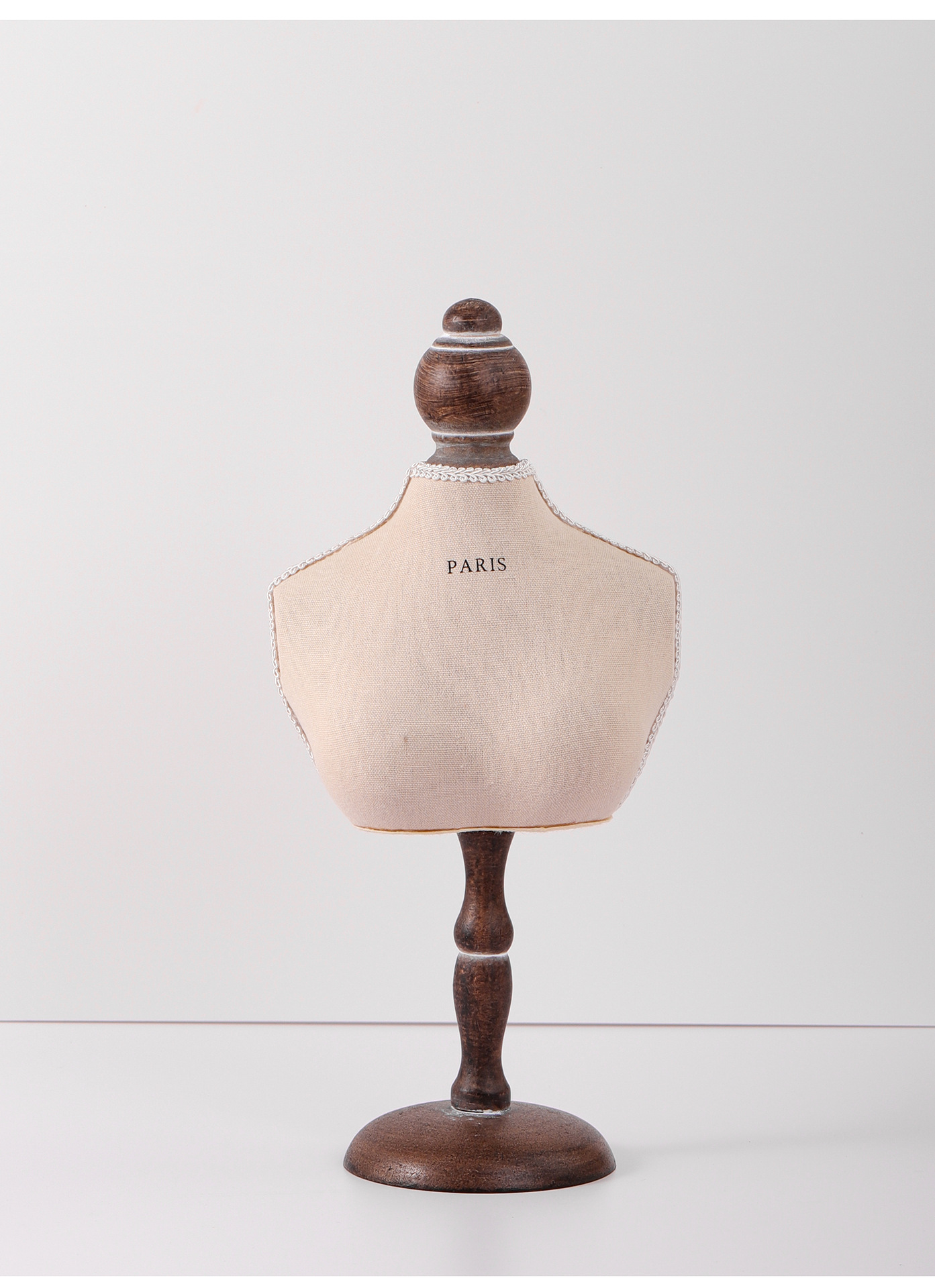 solid wood, Lace Material Model Pattern Elegant Style Elegant Model Solid Wood Cloth Lace Jewelry Display Bust