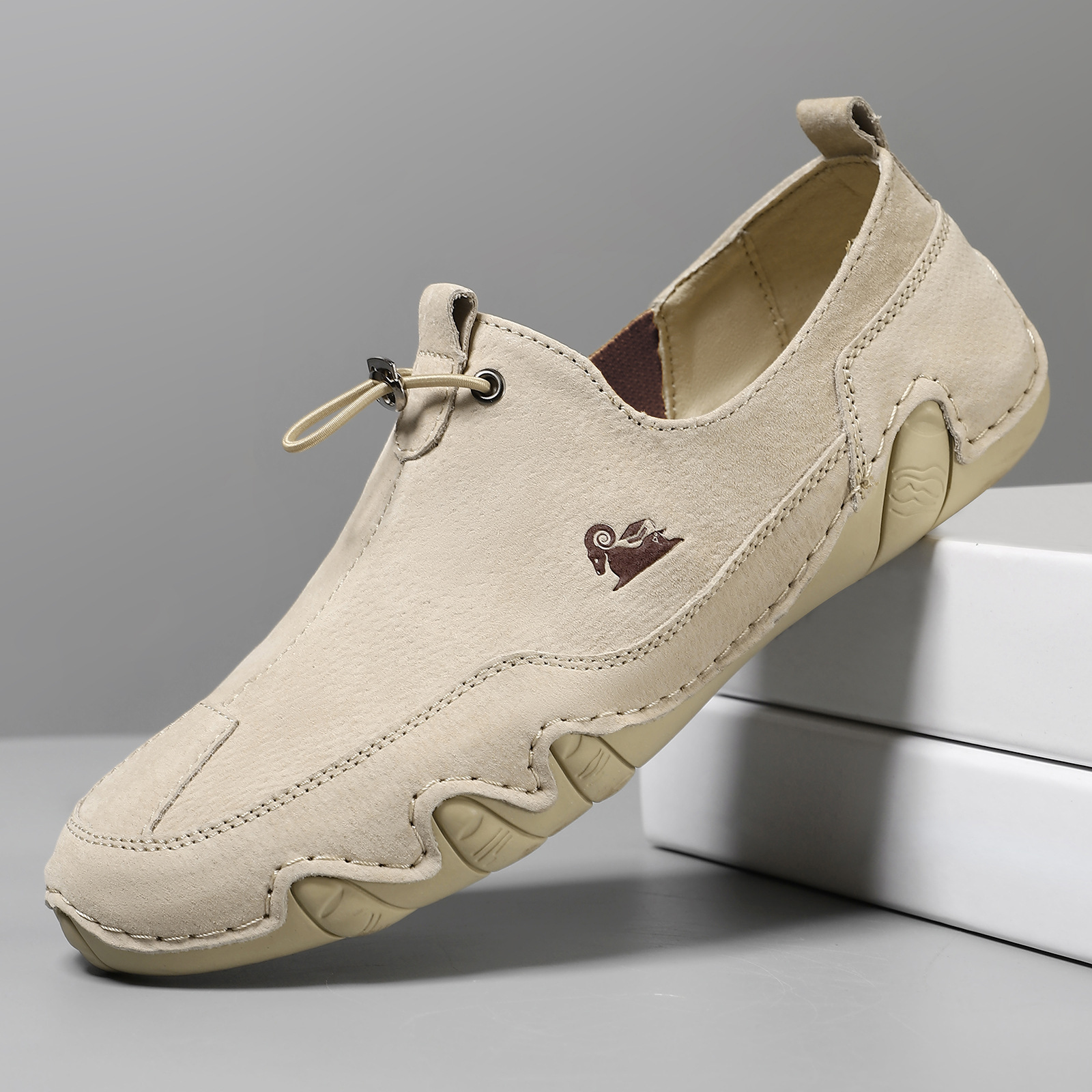 Octopus Plus-Size Men's Shoes Genuine Leather Men's Fashion Shoes Loafers Men's Slip-On Low-Top Casual Shoes_vogvips.com