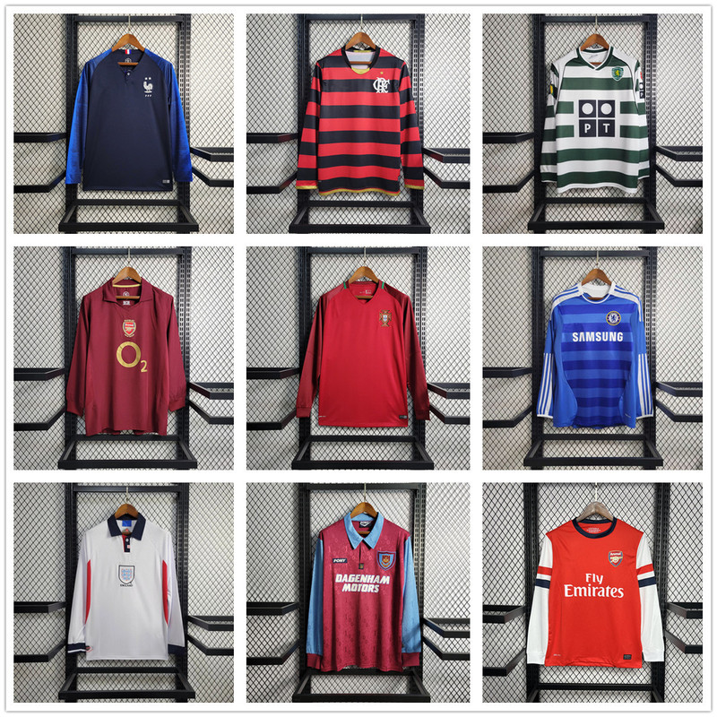 Vintage Jersey Argentina France Portugal England Rome Lisbon Chelsea Brazil Thai Top