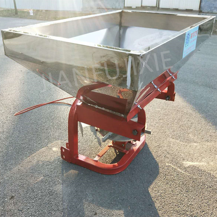 厂家直供撒肥机 不锈钢传动轴传输不锈钢撒肥机 单盘颗粒撒肥机
