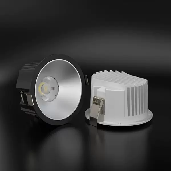 cob防眩射灯家用嵌入式网红筒灯无主灯客厅照明天花灯孔灯小山丘