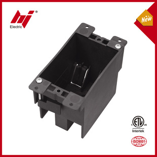 Unit American Standard American Installation Junction Box Wall Switch Socket Plastic Bottom Box Black American Open Bottom Box