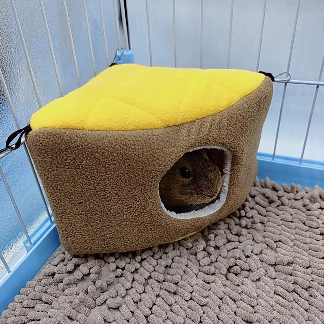 Маниплан белка хомяк Маленький попугай хлопковое гнездо зимнее теплое хлопковое гнездо ананас хлебное гнездо треугольное гнездо