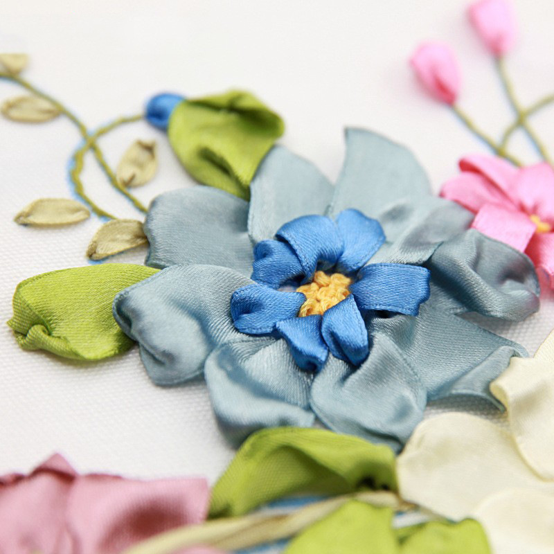 Bordado a mano DIY cinta bordado colgante pintura principiante bordado punto de cruz sala de estar pintura decorativa Lu bordado niños pequeña pintura colgante